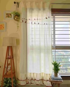 Panchi Curtains Off White