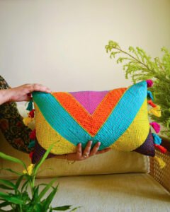 Banjaran Kantha Cushion
