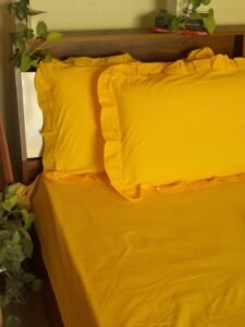 Happiness Yellow Bedsheet Set