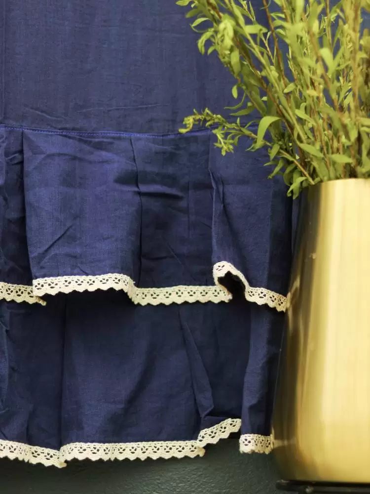 Panchi Curtains Navy Blue - Image 5