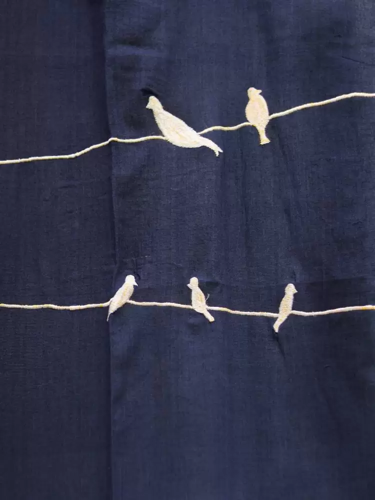 Panchi Curtains Navy Blue - Image 6